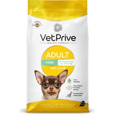 Vet Prive Mini ve Küçük Irk Yetişkin Köpek Maması Kuzu Etli 3 kg