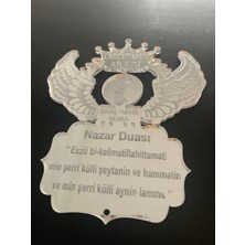 Plexim Kişiye Özel Araba Süsü Pleksi Dikiz Aynası Süsü Nazar Duası