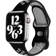 Koodmax Apple Watch Delikli Nike Spor Kordon Series 9 Ultra 2 Uyumlu S-M 38 40 41MM