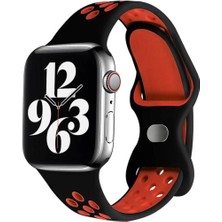 Koodmax Apple Watch Delikli Nike Spor Kordon Series 9 Ultra 2 Uyumlu S-M 38 40 41MM
