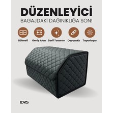 Lors Araç Bagaj Çantası Siyah Renk Bagaj Düzenleyici 50CM Organizer