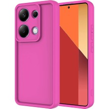 Xiaomi Redmi Note 13 Pro 4g Uyumlu Prl Kılıf Kamera Korumalı Zore Ananas Kapak-Pembe Koyu