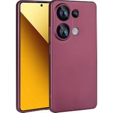 Xiaomi Redmi Note 13 Pro 4g Uyumlu Prl Kılıf Zore Premier Silikon Kapak-Mürdüm