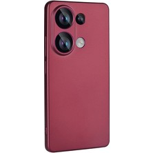 Xiaomi Redmi Note 13 4g Uyumlu Prl Kılıf Zore Premier Silikon Kapak-Mürdüm