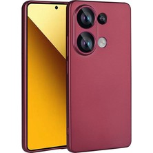 Xiaomi Redmi Note 13 4g Uyumlu Prl Kılıf Zore Premier Silikon Kapak-Mürdüm