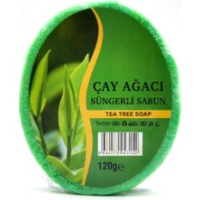 xdeonss  Çay Ağacı Özlü Süngerli Sabun Banyo Duş Sabunu 120 G x 3 Adet