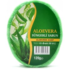 xdeonss  Aloevera Özlü Süngerli Sabun Banyo Duş Sabunu 120 G x 3 Adet