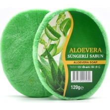 xdeonss  Aloevera Özlü Süngerli Sabun Banyo Duş Sabunu 120 G x 3 Adet