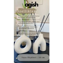 Ogish Concept 2’li Set Minimal Iskandinav, Bohem Dekoratif Vazo