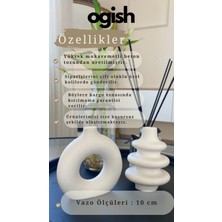 Ogish Concept 10 cm 2’li Minimal Pinterest Dekoratif Pampas Vazo, Iskandinav Vazo