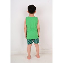 Vitmo Erkek Çocuk Askılı Pijama Takımı Scuba Mavi