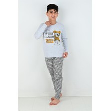 Vitmo Uzun Kollu Erkek Çocuk Game Dangerous Model Pijama Takımı