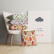 Pegziz Yağmur Bulutu Modern Kanvas Tablo - Bebek Odası Dekorasyon - Çocuk Odası Tablo