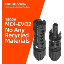 Staubli MC4 Su Geçirmez 1 Erkek 1 Dişi Konnektör Takımı