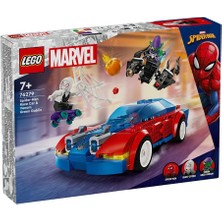 LEGO 76279 Lego® Marvel Spiderman Yarış Arabası ve Venom Green Gobli 227 Parça +7 Yaş