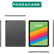 Forzacase Apple iPad Air 2024 13 Inch ile Uyumlu Anti Shock Silikon Kılıf Şeffaf - FC014