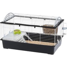 Ferplast Casita 100 Tavşan ve Guinea Pig Kafesi Siyah 96X57X56CM