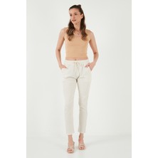 Lela Slim Fit Normal Bel Cepli Pantolon Kadın Pantolon 5865297
