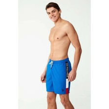 U.S. Polo Assn. 23005 Erkek Cepli Uzun Deniz Şortu-Saks