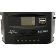 Lexron 10A Solar Şarj Regülatörü 10 Amper Güneş Paneli Şarj Kontrol Cihazı Lexron 12/24V