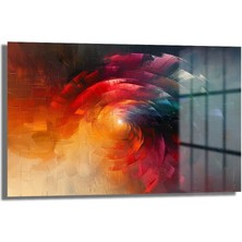 Glazella Soyut  Cam Tablo