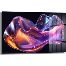 Glazella Amorf Şekil Cam Tablo