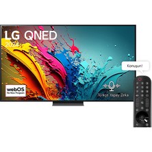 LG 65QNED86T 65" 165 Ekran Uydu Alıcılı 4K Ultra HD webOS Smart QNED TV