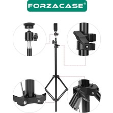 Forzacase Xiaomi Redmi Mi Poco Telefonlar ile Uyumlu Bluetooth Kumandalı Alüminyum Tripod 2m FC576