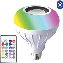 Helios 9W Rgb Hoparlörlü LED Ampul