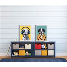 Decotorium Çerçeveli Tablo Anımal Kıngdom-Dog Serisi Mdf Tablo DOG/202