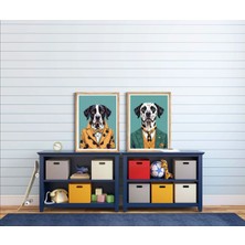 Decotorium Çerçeveli Tablo Anımal Kıngdom-Dog Serisi Mdf Tablo DOG/203