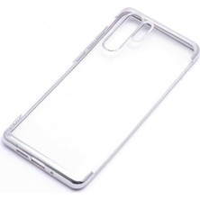 Ceponya Huawei P30 Pro Kılıf Ince Köşeleri Renkli Şeffaf Silikon