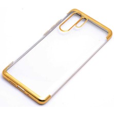 Ceponya Huawei P30 Pro Kılıf Ince Köşeleri Renkli Şeffaf Silikon