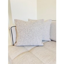 The Boho Home Decor Peluş - Natural Renkler Dekoratif Yastık Kılıfı