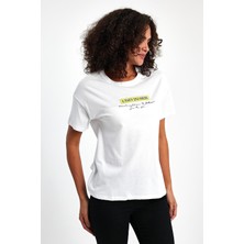 Pepper & Mint Kadın Beyaz T-Shirt