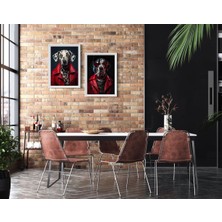 Decotorium Çerçeveli Tablo Anımal Kıngdom-Dog Serisi Mdf Tablo DOG/210