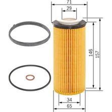 Bosch  BOS-F026407094 Yag Fıltresı Bmw N57 E90 E92 E93 F10 F01...