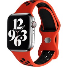 Koodmax Apple Watch Delikli Nike Spor Kordon Series 9 Ultra 2 Uyumlu M-L 38 40 41MM