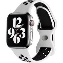 Koodmax Apple Watch Delikli Nike Spor Kordon Series 9 Ultra 2 Uyumlu M-L 42 44 45MM