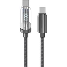 Zipax Zipax Huawei Y8P Y9S Y9 Prime 2019 Hızlı Şarj Kablosu Type-C 100W