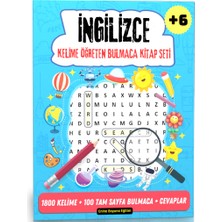 Enine Boyuna Eğitim İngilizce Kelime Öğreten Bulmaca Kitap Seti 4 Kitap