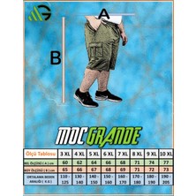 Moc Grande Mocgrande Erkek Büyük Beden Penye Şort Justice 24645 Indıgo