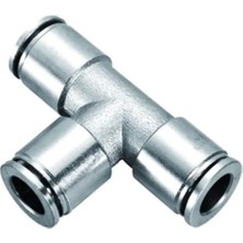 Fmark Pnömatik Metal Hortum Bağlantı T Nipel 8 mm