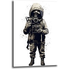 Glazella Cephedeki̇ Çocuk Fotoğrafçı Dekorati̇f Di̇key Cam Tablo, Ev Dekorasyon, Ofi̇s Dekorasyon