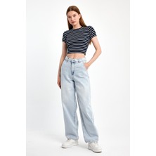 Moon Art Baggy Denim Pantolon 5