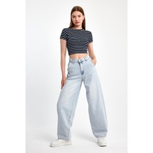 Moon Art Baggy Denim Pantolon 5