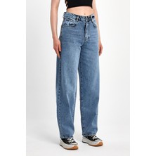 Moon Art Baggy Denim Pantolon 4