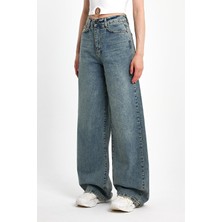 Moon Art Baggy Denim Pantolon 1