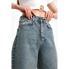 Moon Art Baggy Denim Pantolon 1