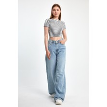 Moon Art Baggy Denim Pantolon 6